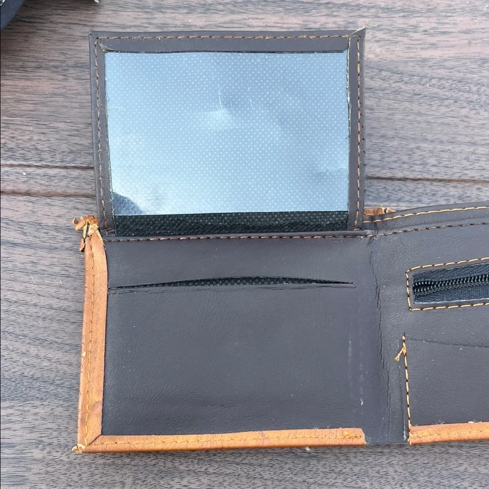 Tommy Hilfiger Embossed Tan Wallet